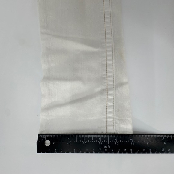 Miss Me White Distressed Mid-Rise Cuffed Skinny Jeans Women 31 MS4009CK74 - Picture 11 of 15